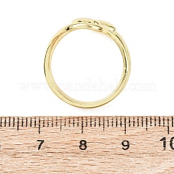 Brass Cuff Open Rings&nbsp;RJEW-D342-01G