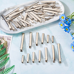 70Pcs 7 Styles Iron Flat Alligator Hair Clip Findings&nbsp;IFIN-TA0001-69
