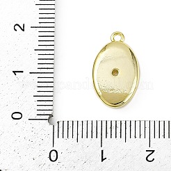 Brass Pave Clear Cubic Zirconia Pendants&nbsp;LS-KK-L238-27G