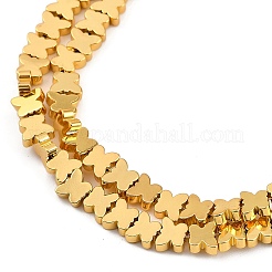 Electroplated Synthetic Non-magnetic Hematite Beads Strands&nbsp;G-C156-02