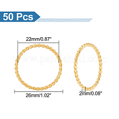 50Pcs Alloy Linking Rings&nbsp;FIND-UN0002-01G