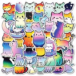 50Pcs Cartoon Cat Paper Sticker&nbsp;STIC-C012-02