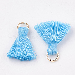 Polycotton(Polyester Cotton) Tassel Pendant Decorations&nbsp;FIND-S280-10