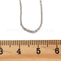 Brass Rolo Chains Necklaces for Women&nbsp;NJEW-D302-45P