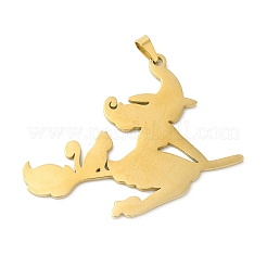 Ion Plating(IP) Halloween 304 Stainless Steel Big Pendants&nbsp;STAS-R122-14G