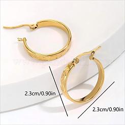 201 Stainless Steel Hoop Earrings for Women&nbsp;QT0624