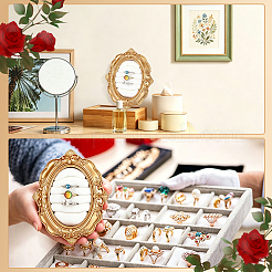 Retro Resin Oval Ring Display Stand&nbsp;AJEW-WH0410-477