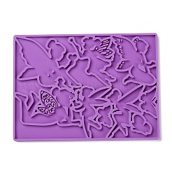Fairy & Butterfly Cabochon DIY Silhouette Statue Silicone Molds&nbsp;SIMO-R002-06