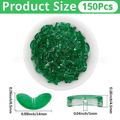 150Pcs Spray Painted Transparent Glass Beads&nbsp;GLAA-PA0001-28