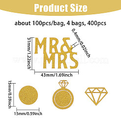 400Pcs Paper Confetti&nbsp;DIY-GL0003-195