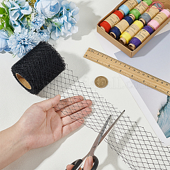 25 Yards Polyester Mesh Ribbons&nbsp;DIY-WH0002-90B