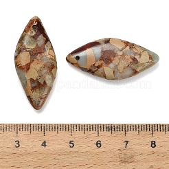 Dyed Natural Imperial Jasper Pendants&nbsp;G-H355-01B