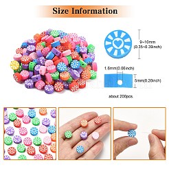 200Pcs Handmade Polymer Clay Beads&nbsp;CLAY-CJ0001-62