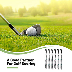 6Pcs Plastic Golf Score Recorder&nbsp;AJEW-PH0061-73