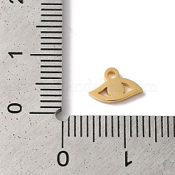 PVD Vacuum Plating 304 Stainless Steel Charms&nbsp;STAS-L081-016G