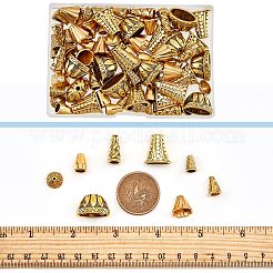 80Pcs 8 Style Tibetan Style Alloy Beads Cone & Caps&nbsp;FIND-NB0003-15