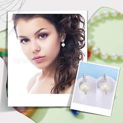 24Pcs Natural Pearl Two Sides Polished Charms&nbsp;PALLOY-HY00054