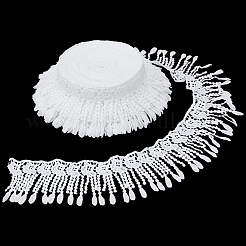 5 Yards Polyester Lace Ribbon&nbsp;OCOR-NB0002-66A