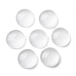Transparent Glass Cabochons&nbsp;GGLA-R026-10mm