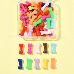 50Pcs UV Plating Acrylic Beads&nbsp;PACR-FS0001-09