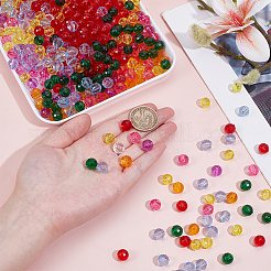 800Pcs 8 Colors Transparent Acrylic Beads&nbsp;TACR-GO0001-03