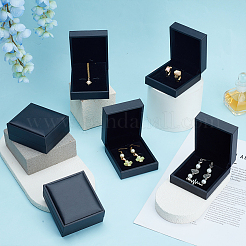 6Pcs Imitation Leather Cufflink Packaging Boxes&nbsp;CON-GO0001-29