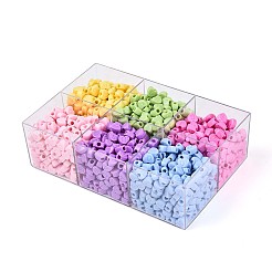 650-700G 6 Colors Opaque Acrylic Beads&nbsp;OACR-T029-81M