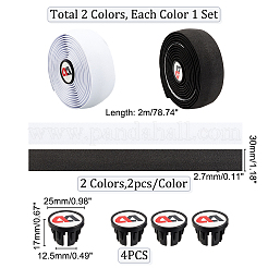 AHADEMAKER 2 Sets 2 Colors Bike Handlebar Tape&nbsp;AJEW-GA0004-80