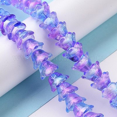 Transparent Glass Beads Strands&nbsp;LAMP-H061-01B-1
