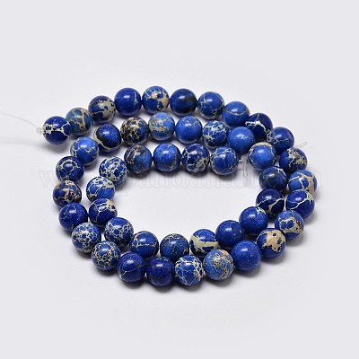 Natural Imperial Jasper Beads Strands&nbsp;G-I122-10mm-06-1
