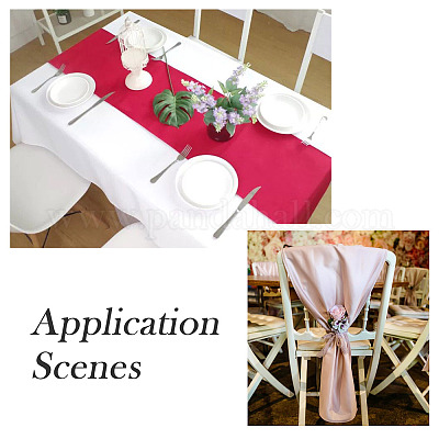 Solid Color Polyester Table Runner&nbsp;DIY-TAC0020-82A-1
