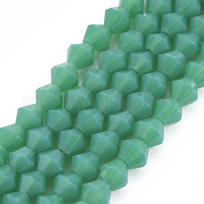 Opaque Solid Color Glass Beads Strands&nbsp;GLAA-Q080-4mm-B06-1