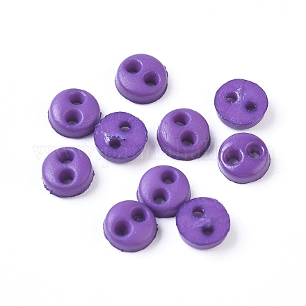 Nylon Tiny Button BUTT-WH0014-28F-1