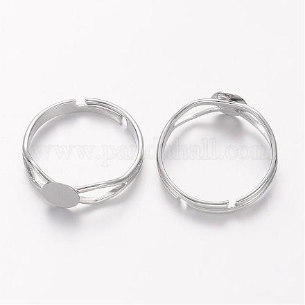 Brass Ring Components&nbsp;KK-C3044-6mm-N-NF-1