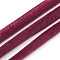 Velvet Cord, FireBrick, 6mm, about 54.68 yards(50m)/bundle