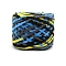 Soft Crocheting Polyester Yarn, Thick Knitting Yarn for Scarf, Bag, Cushion Making, Segment Dyed, Colorful, 7mm
