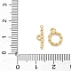 Brass Toggle Clasp&nbsp;KK-D289-53B-G-4