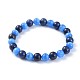 Natural Lapis Lazuli(Dyed) Stretch Bracelets&nbsp;BJEW-JB04506-04-1