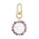 Gemstone Pendants Keychain&nbsp;HJEW-JM01811-4