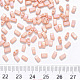 FGB 2-Hole Baking Paint Glass Seed Beads&nbsp;SEED-S031-M-596-3