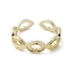Brass Adjustable Open Rings&nbsp;RJEW-K257-67G-2