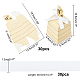 Paper with Polyester Ribbon Bees Candy Boxes&nbsp;CON-WH0079-70-2