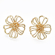 Brass Stud Earrings&nbsp;X-KK-S348-122-1
