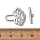 Brass Toggle Clasps&nbsp;KK-N254-84P-4