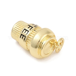 Brass Enamel Pendants&nbsp;KK-U062-01A-G
