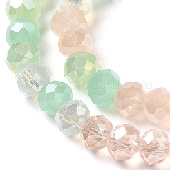 Electroplate Glass Beads Strands&nbsp;EGLA-C007-04