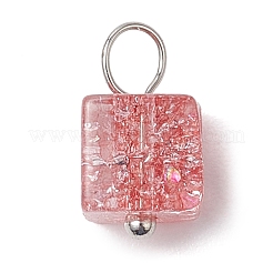 Crackle Glass Charms&nbsp;PALLOY-JF02896