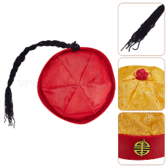 Tang Suit Landlord's Hat for Men Performance&nbsp;AJEW-WH0709-005A