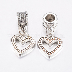 Tibetan Style Alloy European Dangle Charms&nbsp;PALLOY-F199-38AS