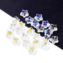 Electroplate Glass Beads&nbsp;EGLA-E059-G06